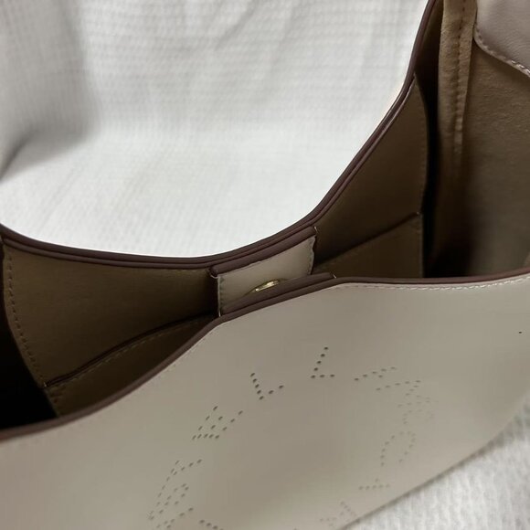 NEW Stella McCartney Logo Slouchy Hobo Tote Bag IN WHITE - Picture 7 of 9